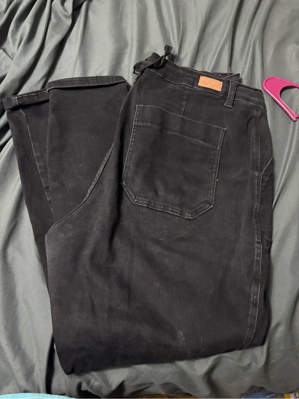 Judy Blue Black Ankle Crop Jeans